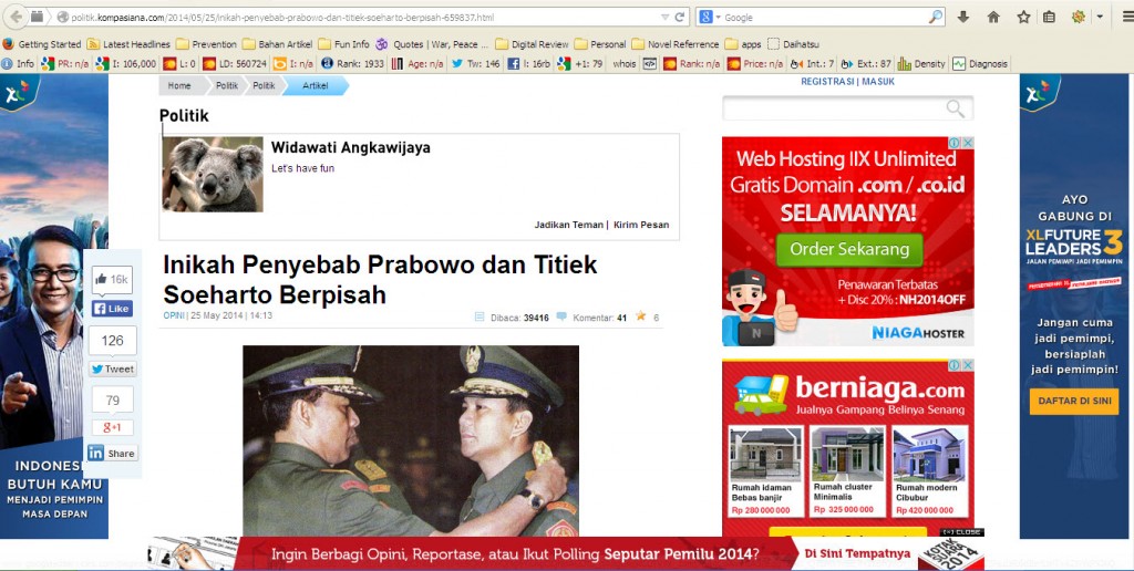 Fakta Tentang Prabowo Subianto - Kompasiana