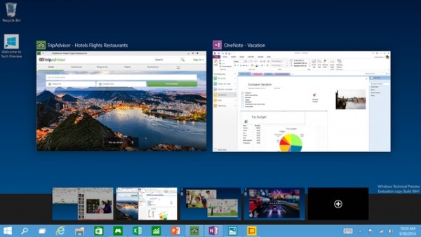 Fitur Windows 10 - Multiple Desktop