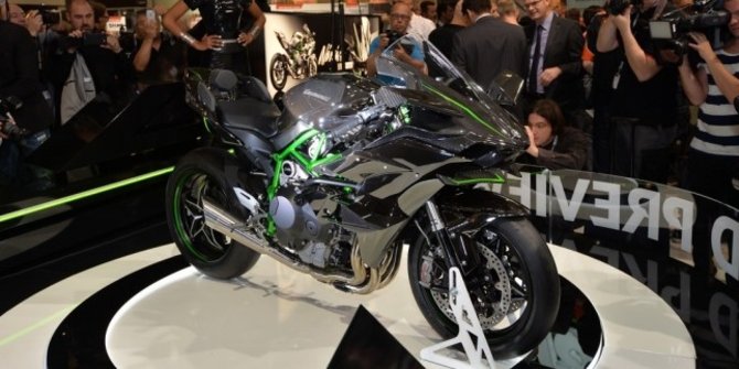 Kawasaki Ninja H2R di Indonesia Motorcycle Show 2014