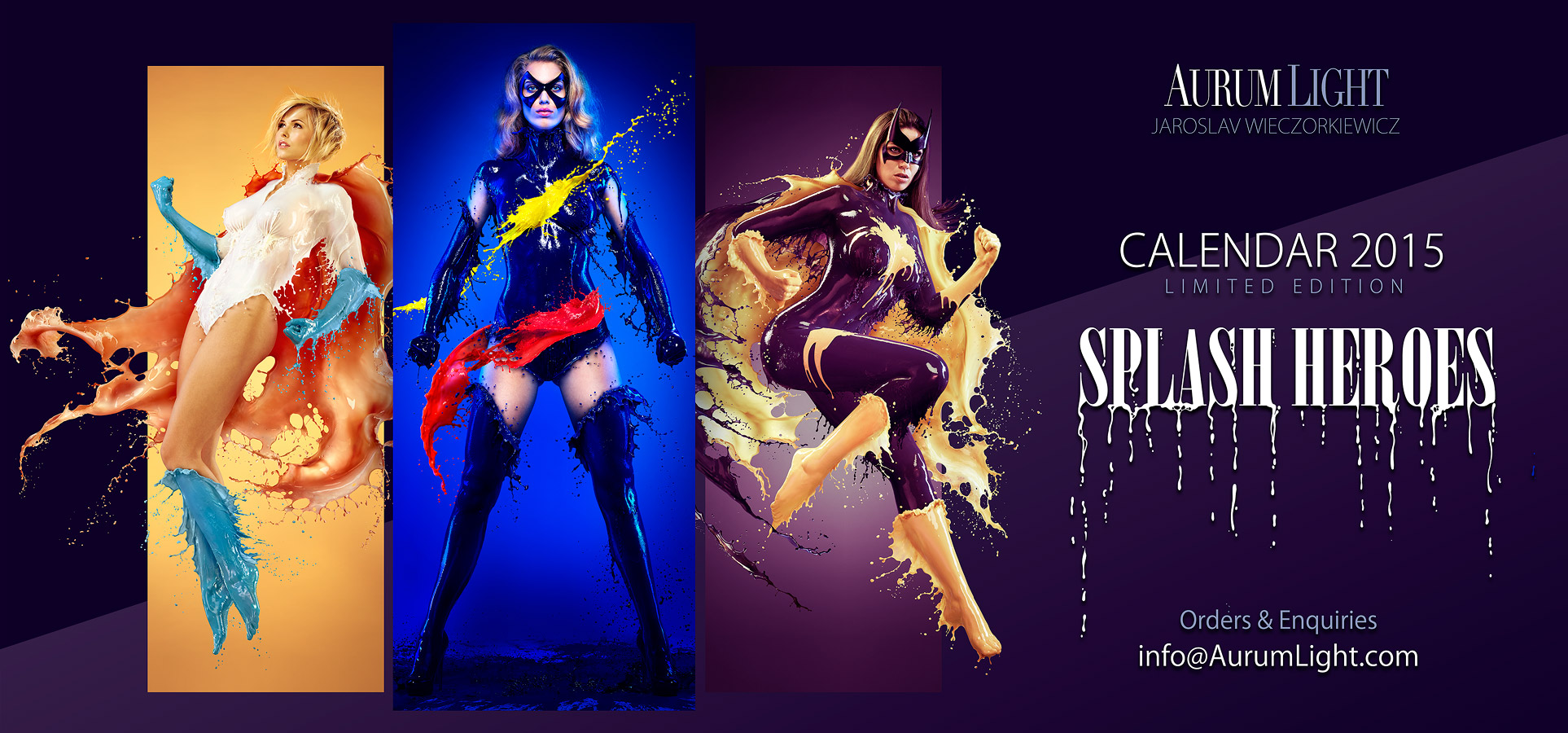 Kostum Seksi Superhero Untuk Kalender 2015