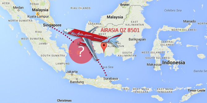 Pesawat AirAsia Hilang 1
