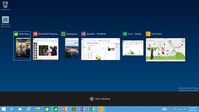Fitur Windows 10 - Task View