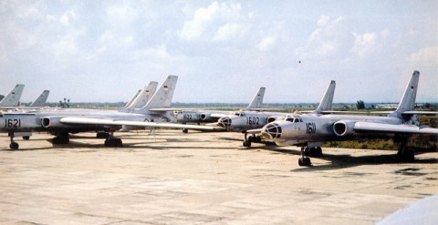 Deretan Pesawat Bomber TU-16 TNI AU