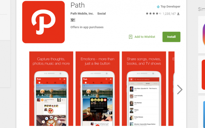 Yang baru Dari Path Selain Path Daily