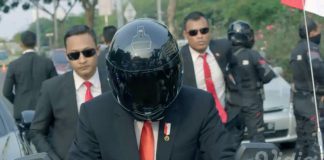 Helm Jokowi Dalam Video Pembukaan Asian Games 2018
