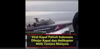 Viral Kapal Patroli Indonesia Dikejar Kapal dan Helikopter Tentara Malaysia